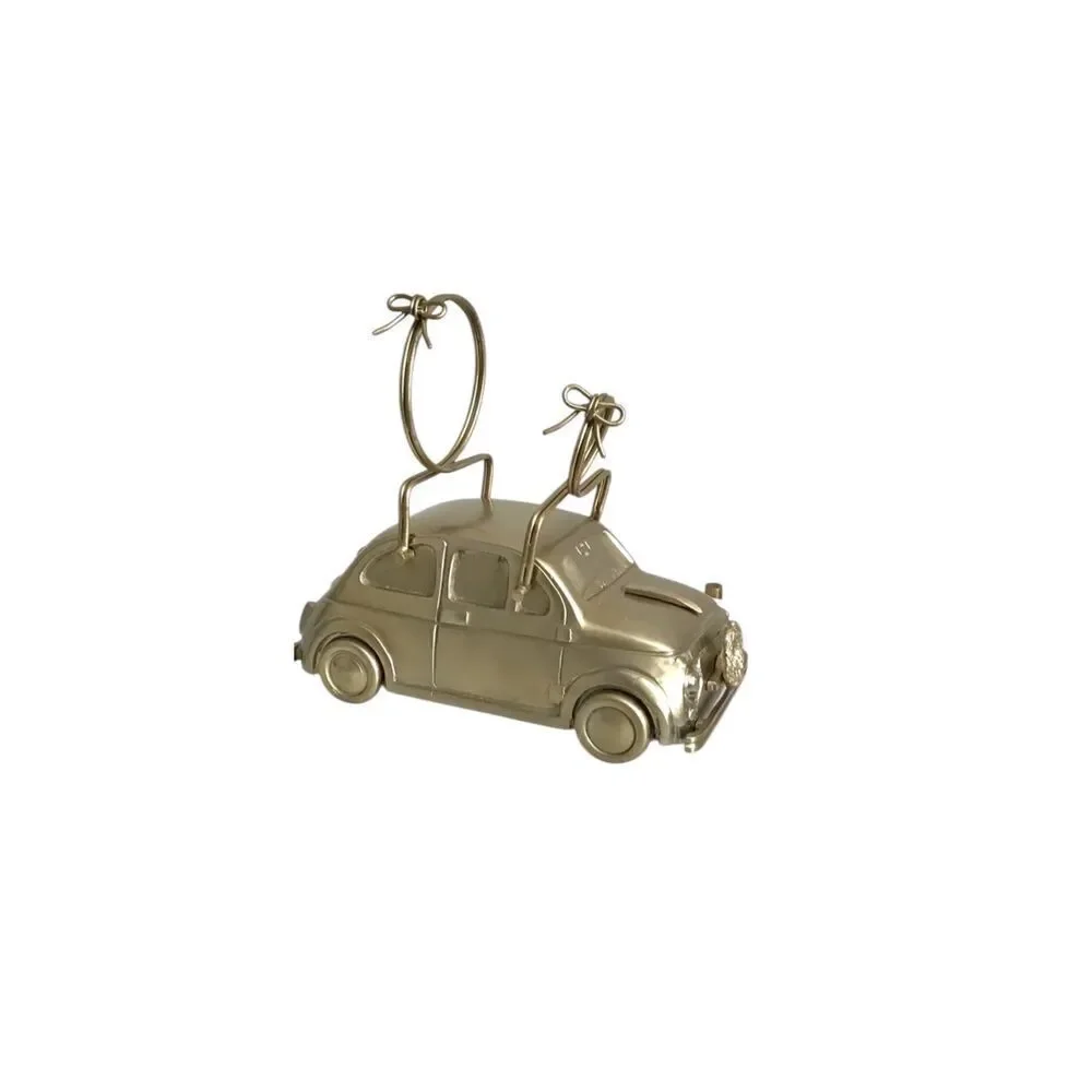 Anthropologie Car Road Trip Brass Wine Bottle Holder